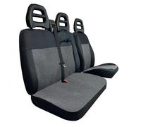 Coprisedili Per Furgoni Tg. Sp25 Tess. Misto Cotone Nero