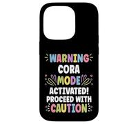 CORA Personalized Name Funny Cute Custom CORA Name Custodia per iPhone 14 Pro