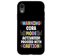 CORA Personalized Name Funny Cute Custom CORA Name Custodia per iPhone XR