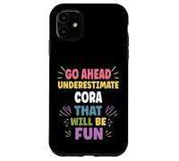 CORA Personalized Women's Gift Custom CORA Custodia per iPhone 11