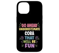 CORA Personalized Women's Gift Custom CORA Custodia per iPhone 14