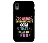 CORA Personalized Women's Gift Custom CORA Custodia per iPhone XR