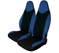 CORA SET 2 COPRISEDILI ANTERIORI SPORTY NERO E BLU CON POGGIATESTA INTEGRATO