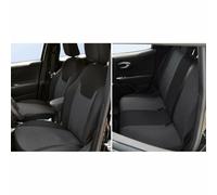 CORA SET 4 COPRISEDILI PERSONALIZZATI DACIA DUSTER SECONDA SERIE NERI RIGATI