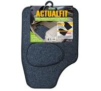 Cora Set 4 tappeti moquette Actualfit grigio modello 2