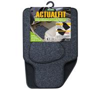 Cora Set 4 tappeti moquette Actualfit grigio modello 5