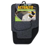 000135056 Cora Set 4 tappeti moquette Actualfit grigio mod. 6