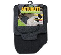 CORA 000135057 Set 4 Pezzi Tappeti Actualfit, Modello 7, Grigio
