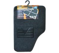 Cora Set 4 tappeti moquette Moquettemats antracite modello C