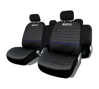 CORA SPARCO SET COMPLETO FODERE COPRISEDILI ANTERIORI E POSTERIORI BLU NERO