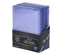 Coradoma Toploader Ultra Clear Premium Card Sleeves per custodia TCG - Porta carte per Pokemon Yugioh Magic - Regular Top Loader 3" x 4"