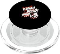 Coral Color Bang Boom Wham POW! Grafica corallo PopSockets PopGrip per MagSafe