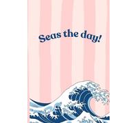 CORAL COVE HOUSE- Seas the day!: (6x9) journal notebook featuring 120 lined pages, each finished with a motivational quote at the bottom to inspire positivity, focus, and daily reflection.