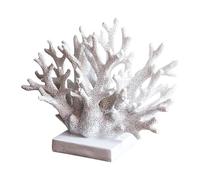 Coral Decor - Artificial Statue | Coastal Ornament with Realistic Design, Nautical Statue with -Inspired Style, Sea-Themed Decoration for Living Room, Miniature Resin Decor for Indoor Display