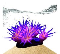 Coral Decorations For Aquarium - Silicone Soft Coral Ornaments For Fish Tank | Silicone Coral Ornaments For Fish Tank | Fish Tank Decorations | Glowing In The Dark Artificial Aquarium Plants Decor