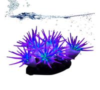 Coral Decorations For Aquarium - Silicone Soft Coral Ornaments For Fish Tank | Silicone Coral Ornaments For Fish Tank | Fish Tank Decorations | Glowing In The Dark Artificial Aquarium Plants Decor
