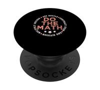 Coral Do The Math Grafica a colori corallo PopSockets PopGrip Adesivo