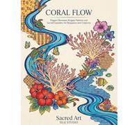 CORAL FLOW: Elegant Okinawan Bingata Patterns and Sacred Geometry for Relaxation and Creativity