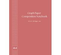 Coral Graph Paper Composition Notebook 8.5 x 11 / 120 Pages / 4x4: Quad Ruled Notebook, Perfect for Math, Science, Engineering, Drawing, and School Notes