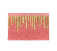 Coral Lime Glitter Drip Jigsaw Puzzle Impossibile Difficile Difficile Impegnativo Puzzle 500 pezzi
