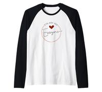 Coral Not for Everyone Grafica a Colori Corallo Maglia con Maniche Raglan