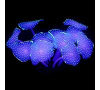 Coral plants decorative glowing artificial ornament for fish tank aquarium, spherical shape