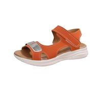 Coral Sandali per le donne Taglia 9 Fondo Scarpe Romane Estate Moda Donna Sandali, Arancione, 37.5/36 EU