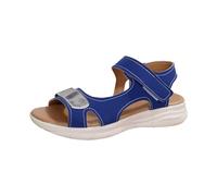 Coral Sandali per le donne Taglia 9 Fondo Scarpe Romane Estate Moda Donna Sandali, Blu, 7.5 UK 3X-Narrow