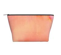 Corallo Acquerello Sfumature Rosa Arancione, Borsa da toilette Borsa per trucco Borsa per cosmetici Borsa da toilette da viaggio portatile
