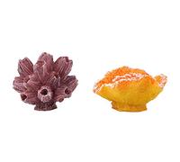 Corallo artificiale, 2pcs Realistico resina artificiale Piante di corallo Decorazioni per acquario Decorazioni di acquario Decorazioni per pesci freschi Ornamenti sott'acqua Ornamenti sott'acqua
