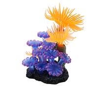 Corallo Artificiale, Anemone Marino di Corallo Silicone Ad Alta Simulazione per Decorazioni per le Carrozze, Creare un Mondo Sottomarino Ideale, Adatto per Acqua Fresca e Salata, Facile da Pulire