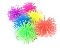Corallo artificiale in silicone per acquario acquario decorazione accessori arancione con puntini lavorazione creativa e squisita lavorazione attraente