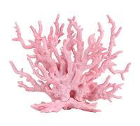Corallo Artificiale per Acquario, Ornamento in Plastica per Pesci Serbatoio, Decorazione Subacquea Vivida per Giardino Acquatico (Rosa S)