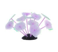 Corallo in silicone per acquario - Acquario luminoso in silicone | Decorazione per acquari artificiali incandescente | Decorazione per acquario con effetto luminoso per acquari d'acqua dolce e salata