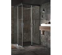 Corallo S600Plus doccia angolare porta scorrevole EDS2 120 R, gamba destra, 1...