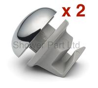 Coram Doccia Porta Ganci / Guide / Pezzi di Ricambio/Ricambi/Shower Part 2 Set