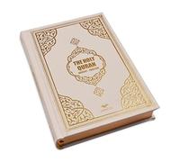 Corano in testo inglese e arabo - Il Santo Corano con Tajweed, codice colore, traslitterazione con copertina rigida (bianco)