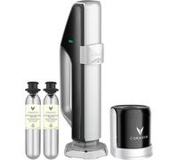 Coravin Sistema di conservazione dello spumante - Conserva il vino per 4 settimane - Risparmio di vino per spumante - con capsule di gas di CO2 spumanti pure - per champagne e altri spumanti