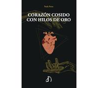 Corazón cosido con hilos de oro
