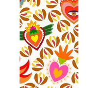 Corazon Sagrado: Cute journal for personal use, diary, school notes, office use