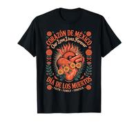 Corazón y Cultura - Famiglia Día de Los Muertos Maglietta