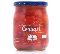 Corbarì - Pomodorini di Corbara in acqua e sale 520 Gr. - Cartone 12 Pezzi
