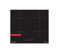 Corberó - Piastra a induzione | CCIM472 | 4 Zone | Booster | Inverter | Controllo tattile | Timer | Sicurezza dei bambini | 7200 W | Nero
