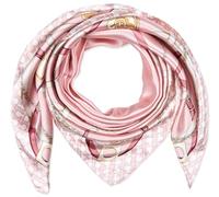 corciova 35x35 grande sciarpa quadrata per capelli in raso da donna - Fascia per la testa effetto seta, protezione notturna, bandana e foulard alla moda, 452 Catene e Cinture Rosa Pallido, 1 Pezzo
