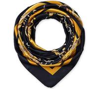 Corciova Sciarpa grande quadrata da 88,9 x 88,9 cm per capelli da donna, effetto seta, fascia per la testa ricci, bandana alla moda, foulard per dormire la notte, L