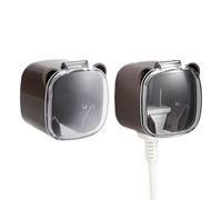 Cord Clips for Wall - Cable Organizer for Home Office | Adhesive Backing with Flexible Holders, Wire Management System for Charging Cables Earphones and Power Cords 2.44x2.28x1.96in