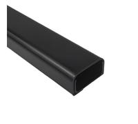 Cord Hider Kit TV A Parete, Copertura for La Gestione Dei Cavi for Nascondere I Fili Lungo La Parete, Copricavo Verniciabile, 472.5in (30X L15.75in) W1.2inXH0.6in(Black)