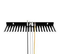 Cord Rack Organizer, Wall-Mount Cable Hanger, Steel Wire Management Tool, Heavy-Duty Pressure Design, Ideal for Home, Bedroom, Living Room, Trailer, 14.09x3.43x1.26 Inches
