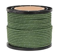 Cord riflettente - linea di nylon, Guyline, corda all'aperto | Stringa da campeggio ad alta visibilità 4 mm x 164 piedi con cavo di marcia resistente e forte per fissare tende, configurazione es