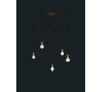 CORD SOSPENSIONE RAGNO FILI REGOLABILI RAME ANTICO MAX H. 200 PER SINGOLO CAVO 5 LUCI ATTACCO E27